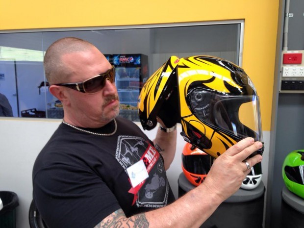 The Vozz Helmet - Strapless Wonder - National Motorcycle Alliance